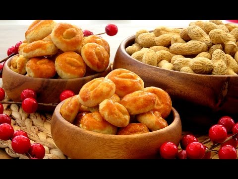 Melt In Your Mouth Peanut Cookies | 入口即化花生酥 新年曲奇饼