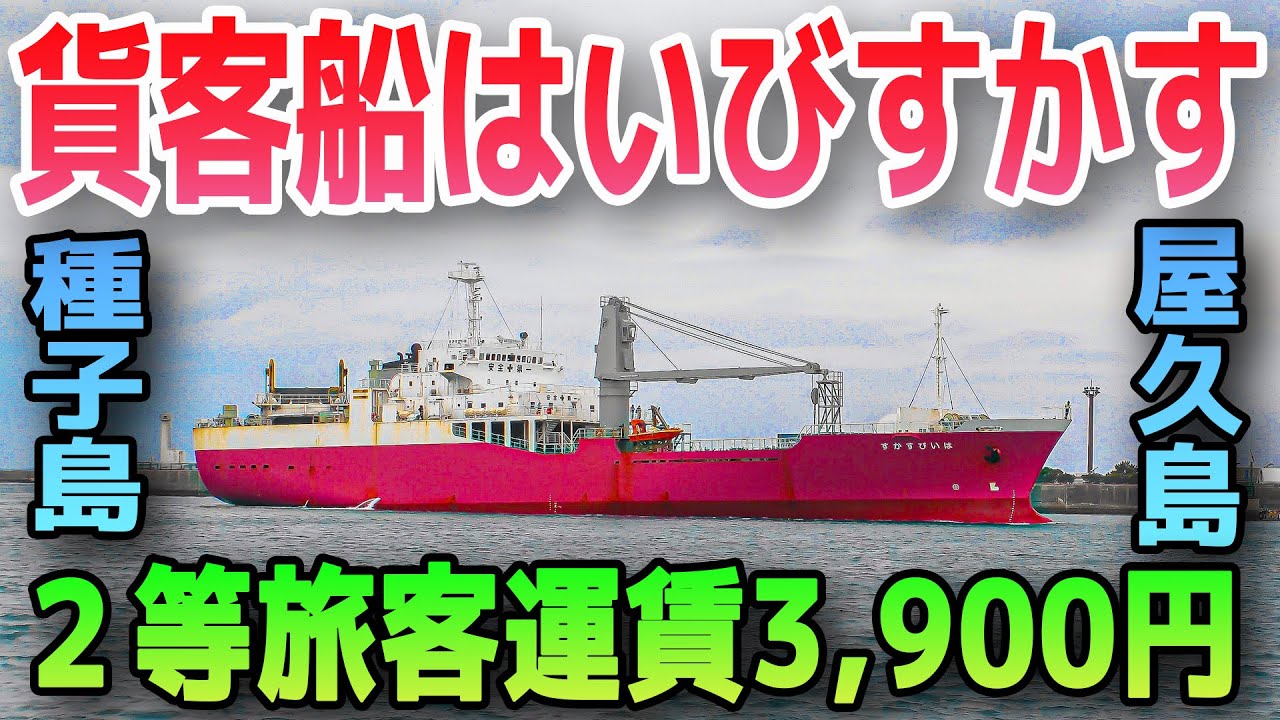 船旅】鹿児島→屋久島・種子島を結ぶ貨客船【はいびすかす 船旅】鹿児島→屋久島・種子島を結ぶ貨客船【はいびすかす