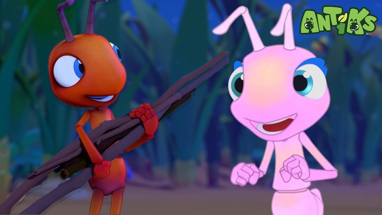 Glow With the Flow 💡 | 🐛 Antiks & Insectibles 🐜 | Funny Cartoons for Kids | Moonbug