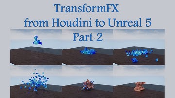 [ 후디니와 언리얼 | 실전 ] Rigid-body Morphing Effects from Houdini to UE 5 - Part 2 (HIP file)