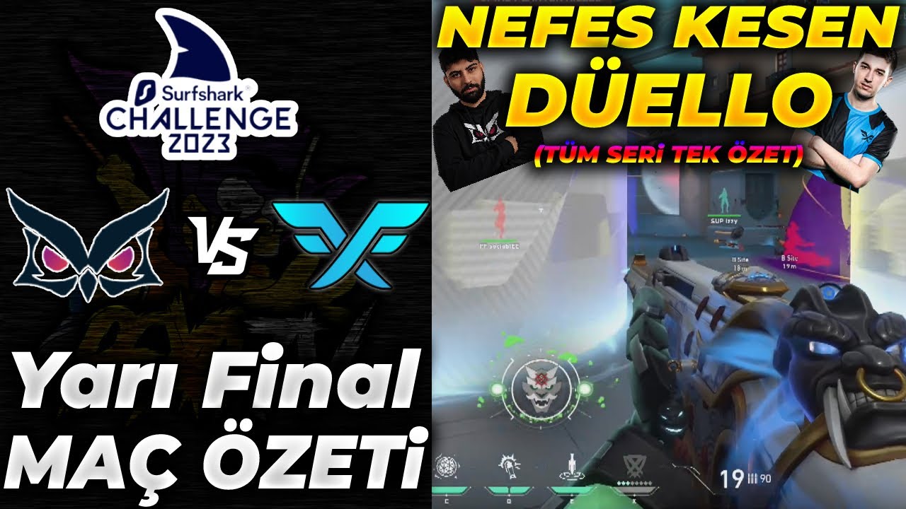 DEV SERİ! SuperMassive vs. Fire Flux MAÇ ÖZETİ | Surfshark Valorant Challenge #2