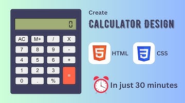 Basic Calculator Design Using HTML and CSS