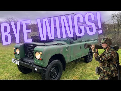 Restoring Bob: Wing Removal on 1981 Ex-British Army Land Rover – Part 10