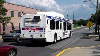 SEPTA BUS: HYBRID NEW FLYER DE40LF 5846H ON ROUTE: 37 PT3