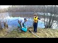самодельный каяк с мотором.испытания./homemade kayak with motor.tests.