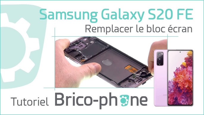 Écran Samsung Galaxy S20+ 4G (G985F) / S20+ 5G (G986B) Blanc + Châssis  Origine