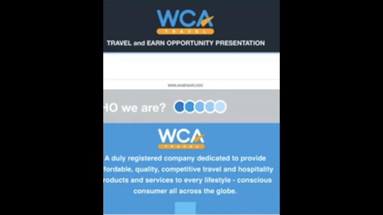 travel report wca