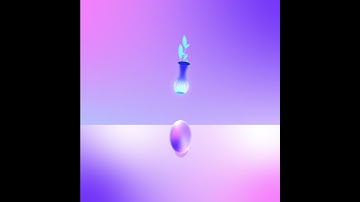 Bouncing ball and a dancing plant | Motion Graphics Animation