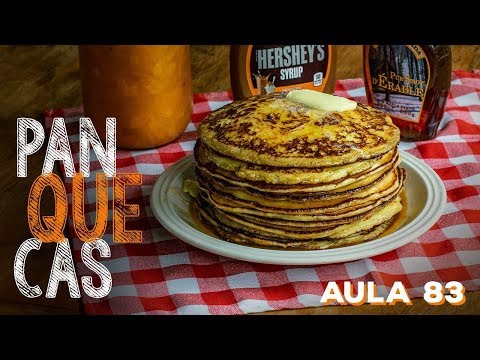 Panqueca Americana (Receita de Pancakes com Frutas Vermelhas). 