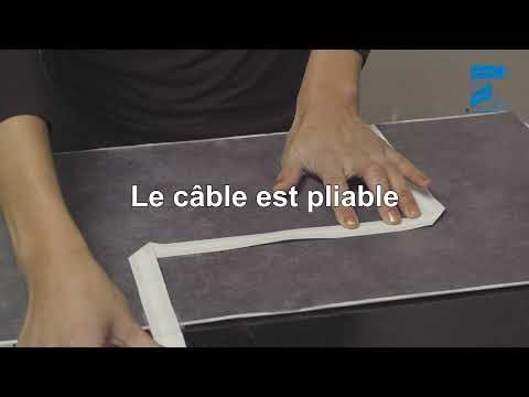 Câble électrique ultraplat