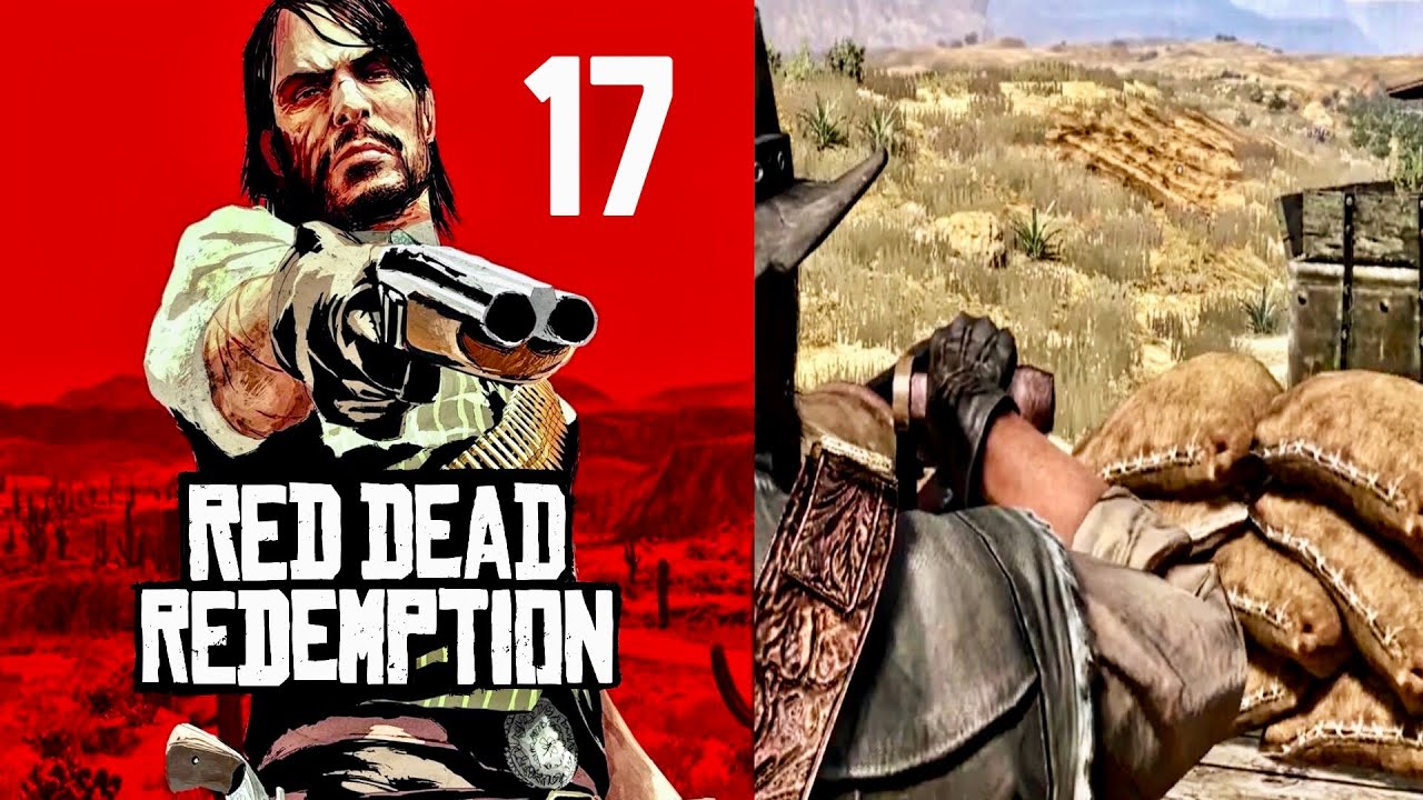 Red Dead Redemption Part 17. Defending the train from bandits. (Normal ...