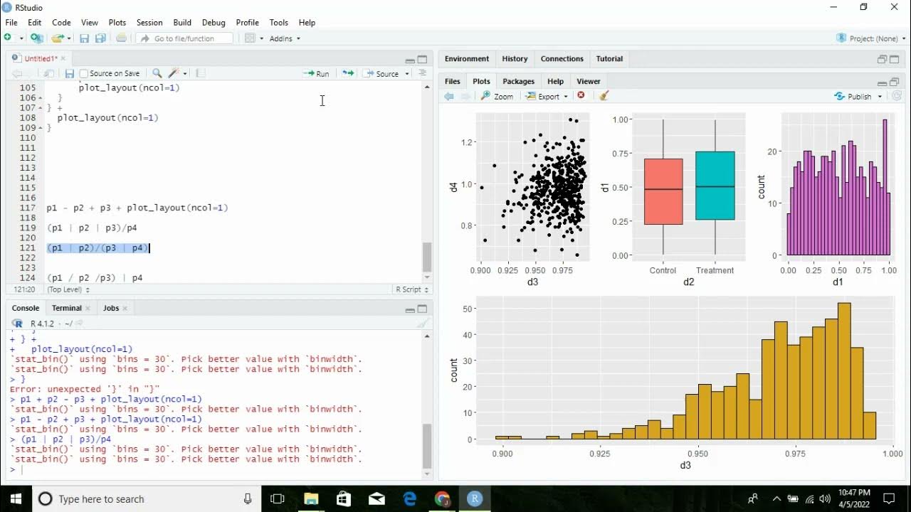 How to use patchwork package (Visualization) in R YouTube