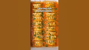 Viral One Pan Dumpling Bake 🥟✨ Easy Dinner Recipe You’ll Crave!