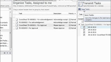 Cadac Organice Transmit - Tracking Transmittals