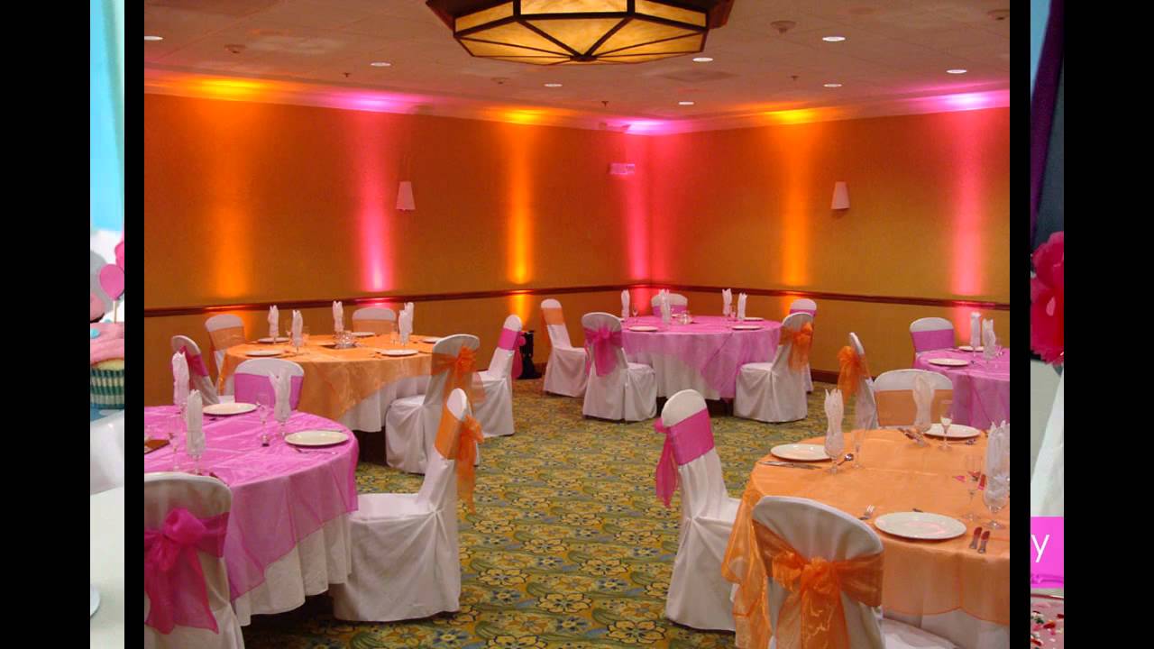 Romantic Pink theme party  decorations  YouTube 
