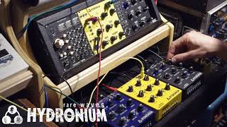 Rare Waves Hydronium - Lithium Drift (synth demo)
Hydronium is a new music instrument for 2019 from Rare Waves, with both MIDI and CV-Gate control. Available in tabletop or Eurorack format, as a DIY kit or pre-assembled. This video demo shows some of the great tones it can get! Its available now from rarewaves.net, created and supported by Eric Archer behind the Grendel brand. Rare Waves Hydronium - Lithium Drift (synth demo)