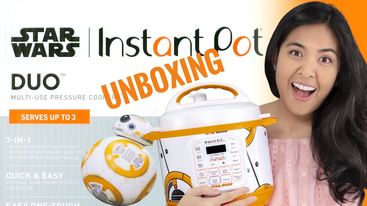 Instant Pot 110-0033-01 3Qt Star Wars Duo Mini 3-Qt. Pressure Cooker,  White-BB-8