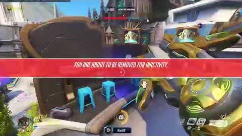 Been removed for inactivity while moving?!?!?! THX OVERWATCH!