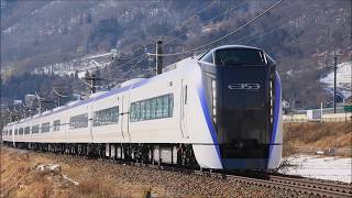 E353系S117編成+S206編成篠ノ井線回送