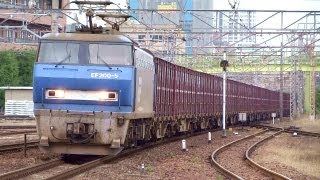 JR貨物 EF200-5 貨物列車 (2088レ EF200が代走) JR東海道本線 熱田駅 通過