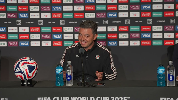 Marcelo Gallardo en conferencia de prensa | River - Monterrey