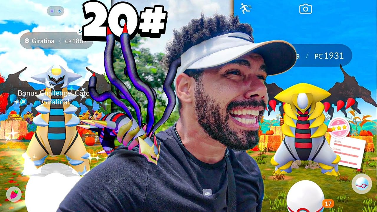 FIZ 20# RAIDS DE GIRATINA... E O BIZZARRO ACONTECEU NA 01# 😨 #giratina