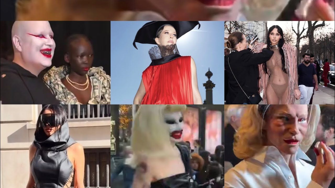 Собчак Самойлова в первых рядах на сатанинской* неделе моды в Париже