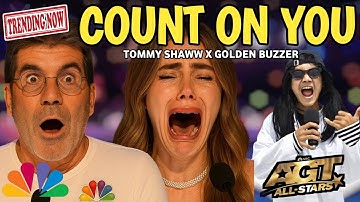 Simon Cowell Cried when the heard Extraordinary Voice Singing Count On you - Tommy Shaw | AGT2025