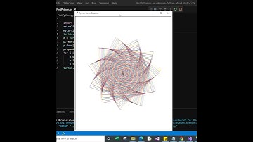 Amazing Square Spiral using Python Turtle Graphic