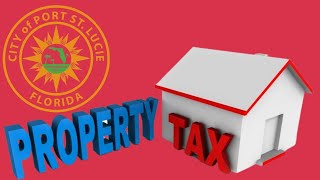 MOVING TO PORT ST LUCIE, FLORIDA REAL ESTATE TAXES, WHAT IS THE REAL STORY?