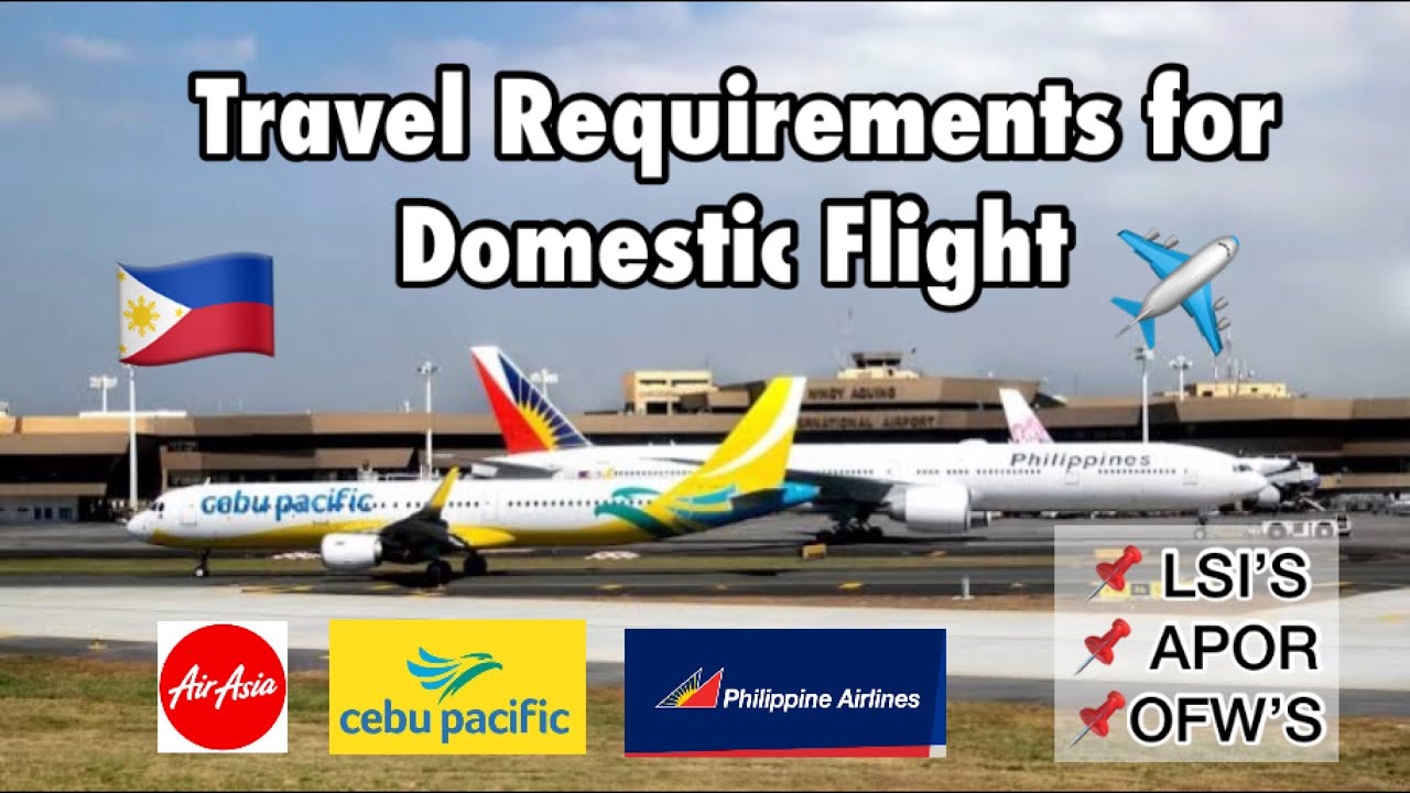 TRAVEL REQUIREMENTS FOR DOMESTIC FLIGHT CEBU MANILA COVID19 JULIE