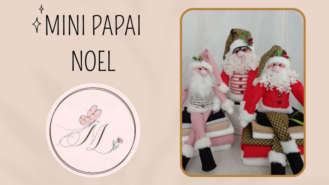 Um papai noel pra você fazer em produção, muito simples... 🎅🎅