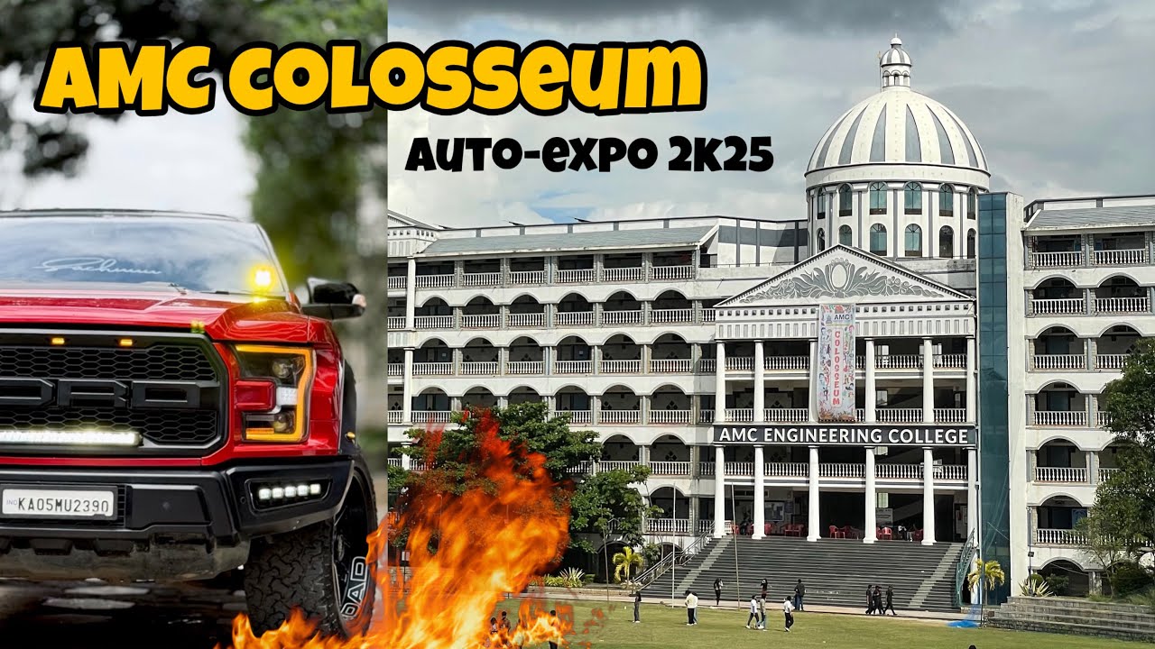 AMC Engineering College 🏎️💨 || colosseum auto-expo 2025 