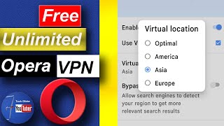 Free VPN service of Opera Browser with unlimited bandwidth | Free VPN Servers screenshot 5