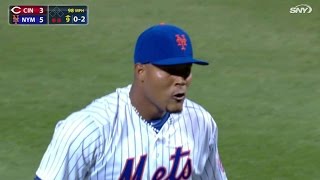 CIN@NYM: Familia strikes out Cozart to seal the win