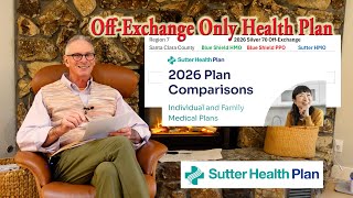 Sutter Health Plans for Individuals and Families, 2026