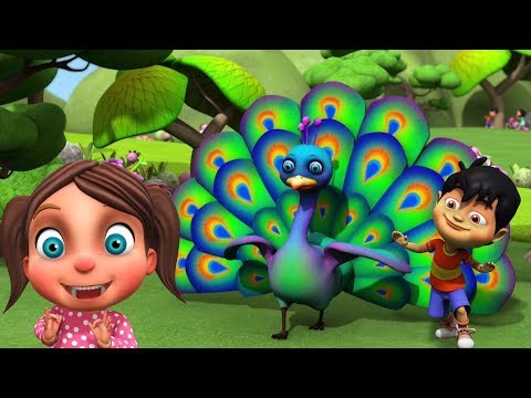 Nach Re Mor Pankh Faila Ke | Rhymes In Hindi | नाच रे मोर | Kids Channel India | Hindi Nursery Rhyme