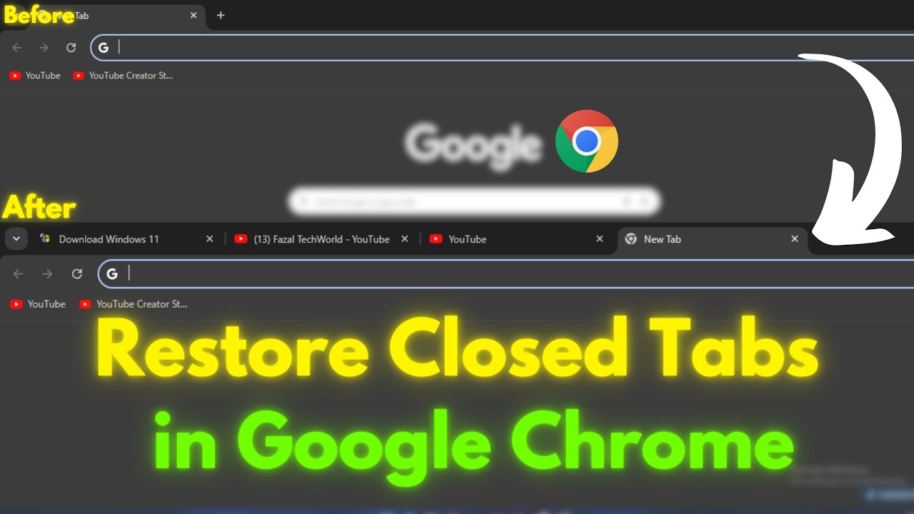 How to Restore (Recover) Closed Tabs in Google Chrome After Restart ...