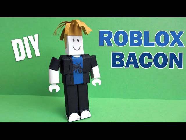 DIY Paper Roblox Bacon, Roblox Papercraft Bacon, Paper Crafts