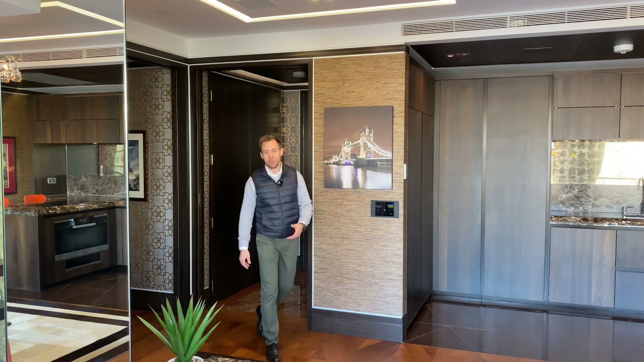 INSIDE TWO BEDROOM APARTMENT WITH STAGGERING VIEWS OF TOWER BRIDGE AND THE RIVER THAMES