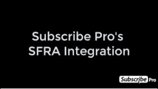 Subscribe Pro's SFRA Integration - Backend Setup