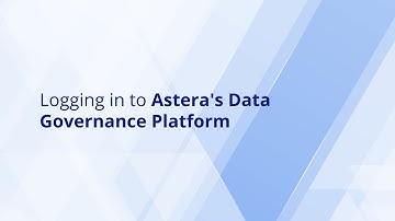 Logging in to Astera