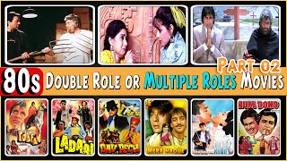 80s Bollywood Actors Double Role or Multiple Roles Movies | Greatest Double Roles in Bollywood Films