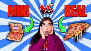 Comida Mini Vs Real 