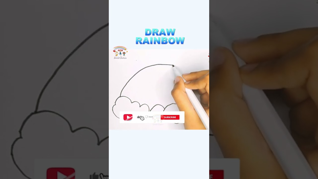 How to Draw Rainbow | Easy Drawings 🌈