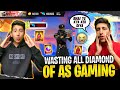Wasting All Diamond Of As Gaming Id Hack Prank 😂 Funny Reaction 12,000 Diamond - Garena Free Fire