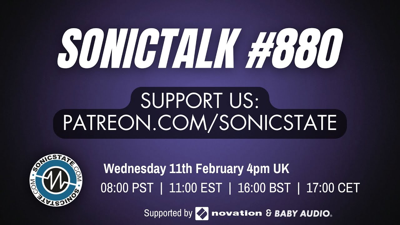 Sonic TALK 880 - 4pm UK Time 11th Feb