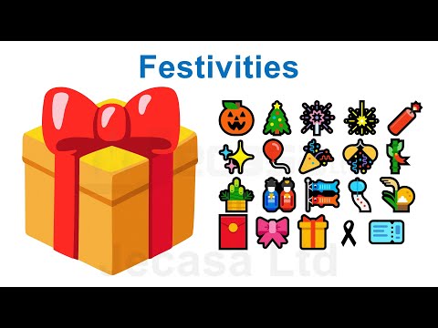 Emoji Meanings Part 30 - Festivities | English Vocabulary