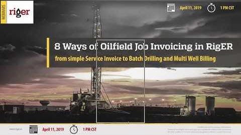Generate service and rental invoices with invoice management software | RigER webinar #21
