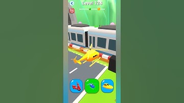 Shape Shifting Game level 124 #shorts #gamingwithrabia #gameplay #shapeshifting